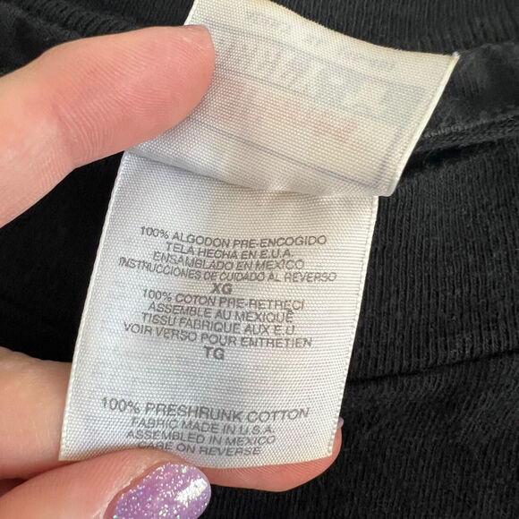 VTG Champion Truck Spark Plug Shirt Mens XL Black Auto Mechanic Car Hot Rod Logo - Picture 5 of 12